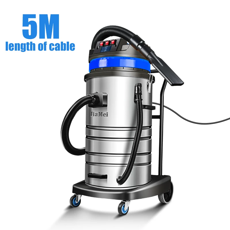 Оптовая продажа с фабрики BF585-3 синий Авто версии гарантии 3000w промышленный мощный двигатель нержавеющая сталь пылесос для сухой и влажной уборки