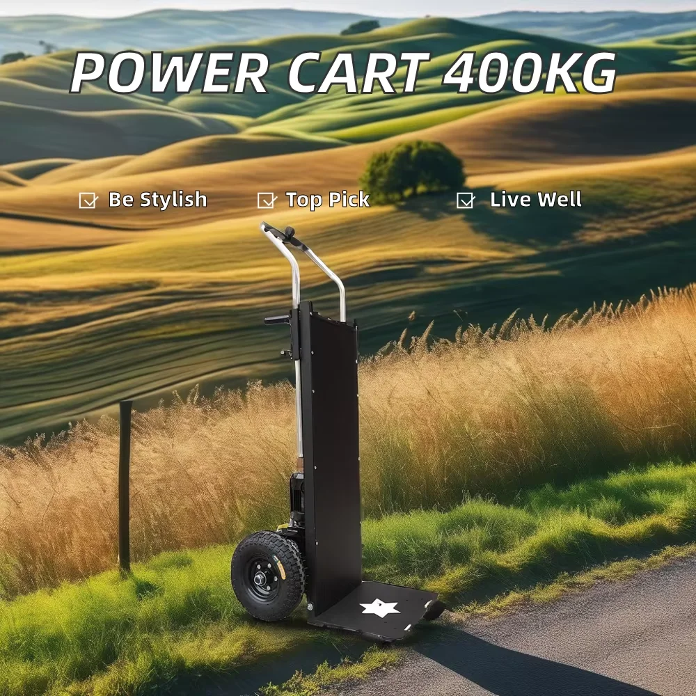 Electric Portable Two Wheel Foldable Heavy Duty Stair Climber Hand Truck Trolly Lifting Trolley Carry Heavy Goods Upstairs