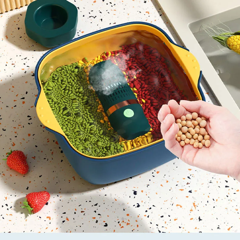 Household Portable Electric Fruit And Vegetable Washing Machine Capsule Shape Fruit Vegetable Washing Machine