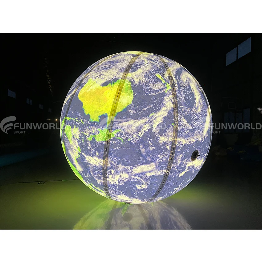 Hanging Large Inflatable Globe Inflatable Earth Planet Balloon for Educational