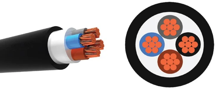 Cables 0,6/1 kV N2XOH
