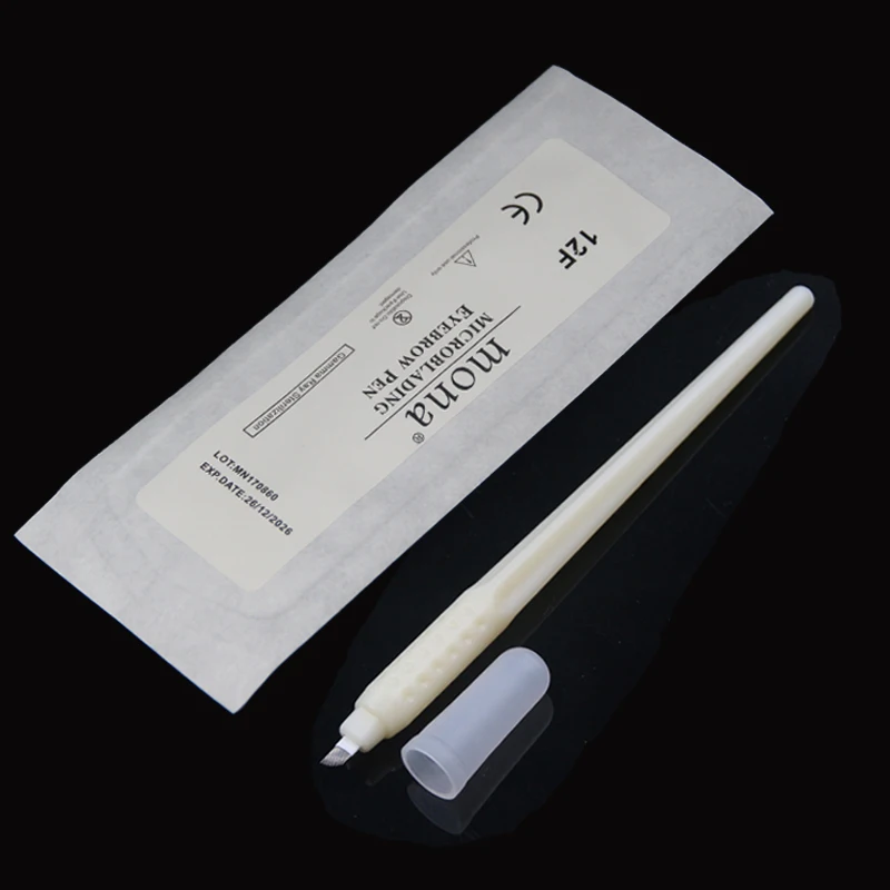 private label disposable eyebrow microblading pen semi permanent makeup machine manual hand tool