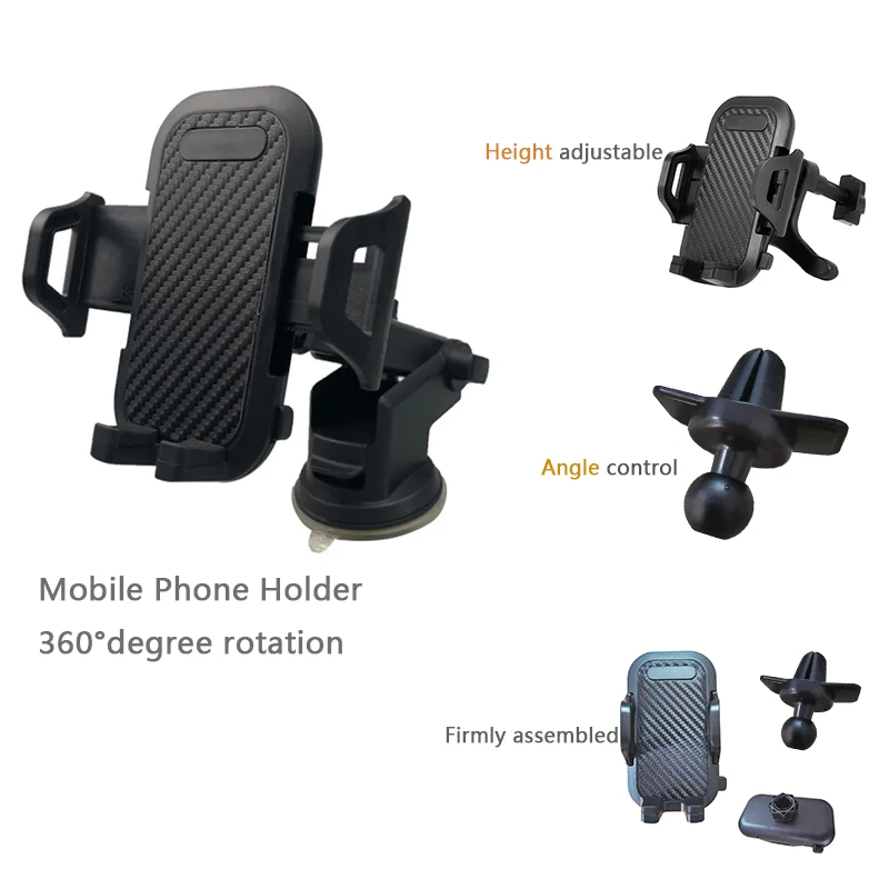 
Flexible Adjustable Dashboard Gravity Car Cell Phone 360 Clip Dash Holder Mount Mobile Windshield Cup Suction holder 