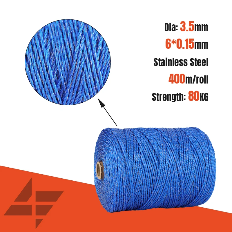Lydite Polywire Electric Fence Polywire Fence Rope For Farming Electric Farm Fence Wire