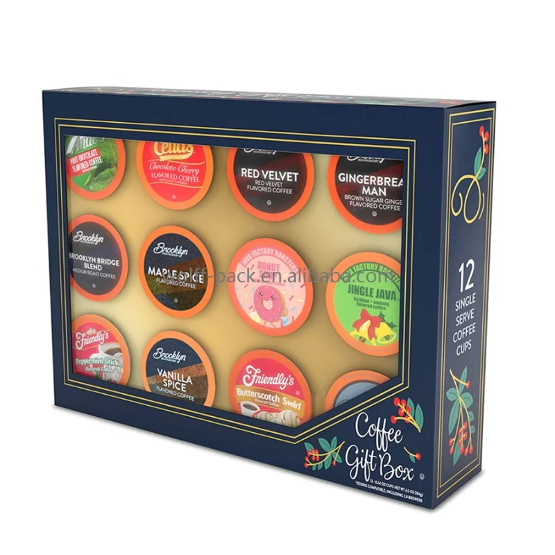 Reusable Empty K-cup Single Coffee Filter Paper Box 12pcs Pack