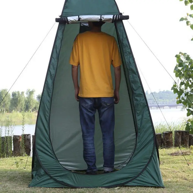 Portable Outdoor Pop Up Privacy Instant Shower Tent Camp Toilet Cheapest Camping Tent With Window Camping Shower Tent