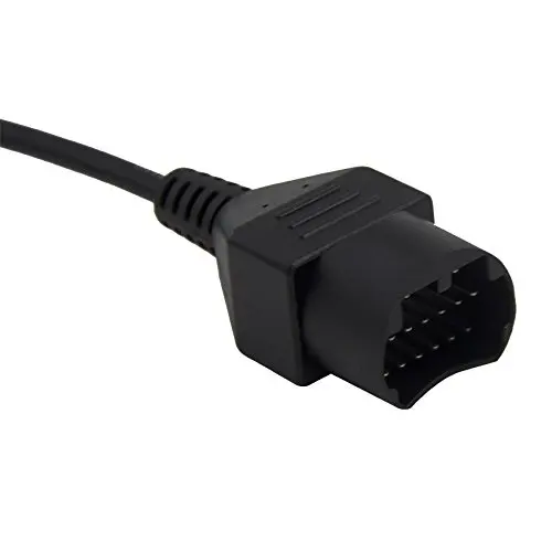 OBD Diagnostic Cable For Mazda 17pin to 16pin Connector Adapter OBD1 to OBD2 Connect Cable