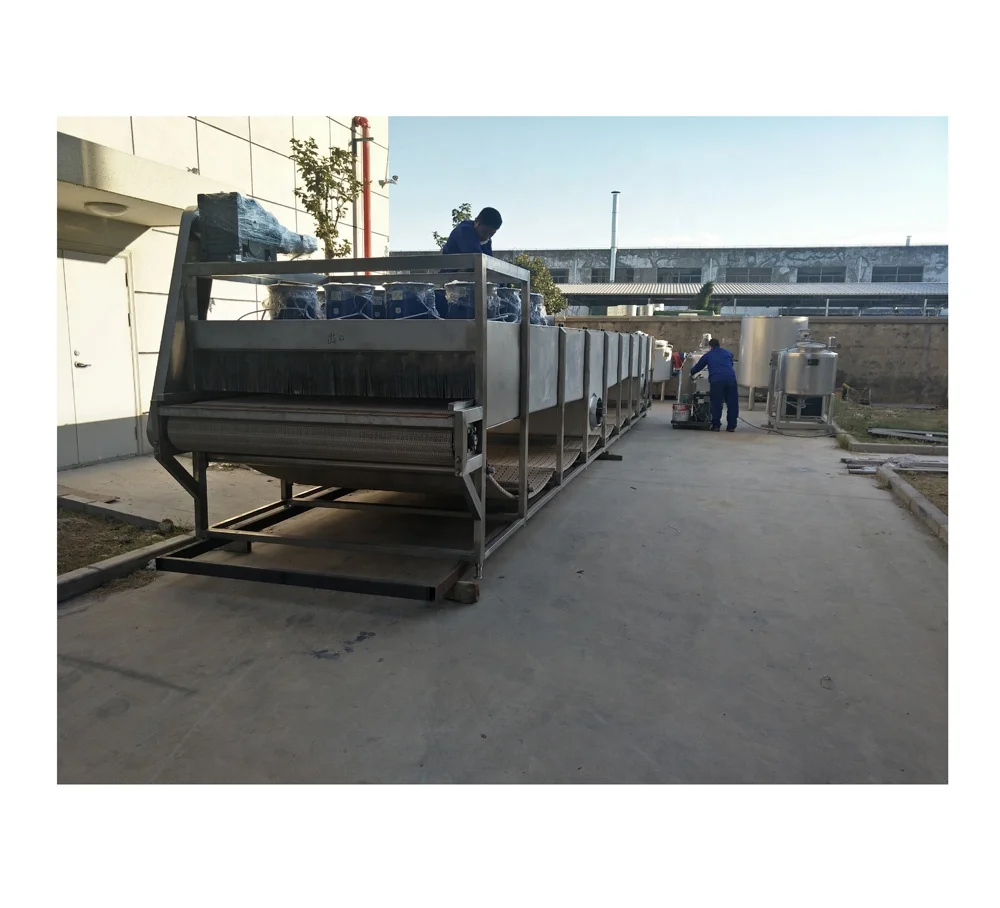 Туннельный пастеризатор для стеклянных банок бутылок