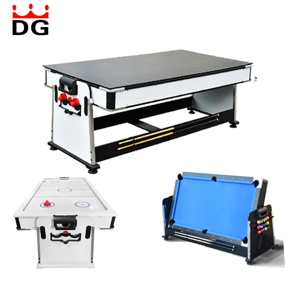 7ft snooker & billiard hot-selling billiard pool table air hockey ping-pong functions 4 in 1 multi game table