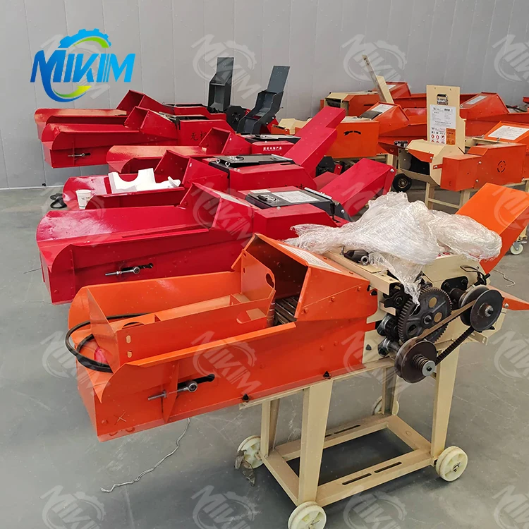 High Efficiency Agricultural Farm Animal Breeding Feed Wheat Straw Silage Chopper
