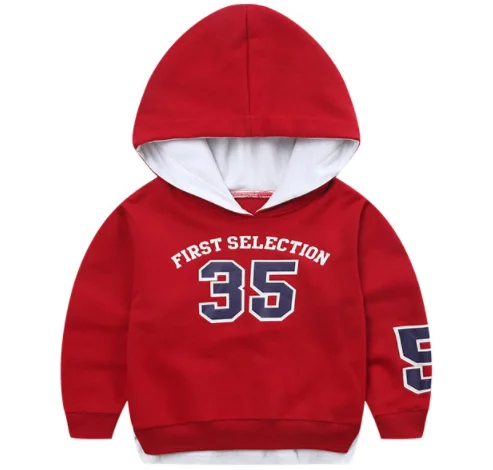 
Top quality best price low MOQ sports wear children hoodie for boys 