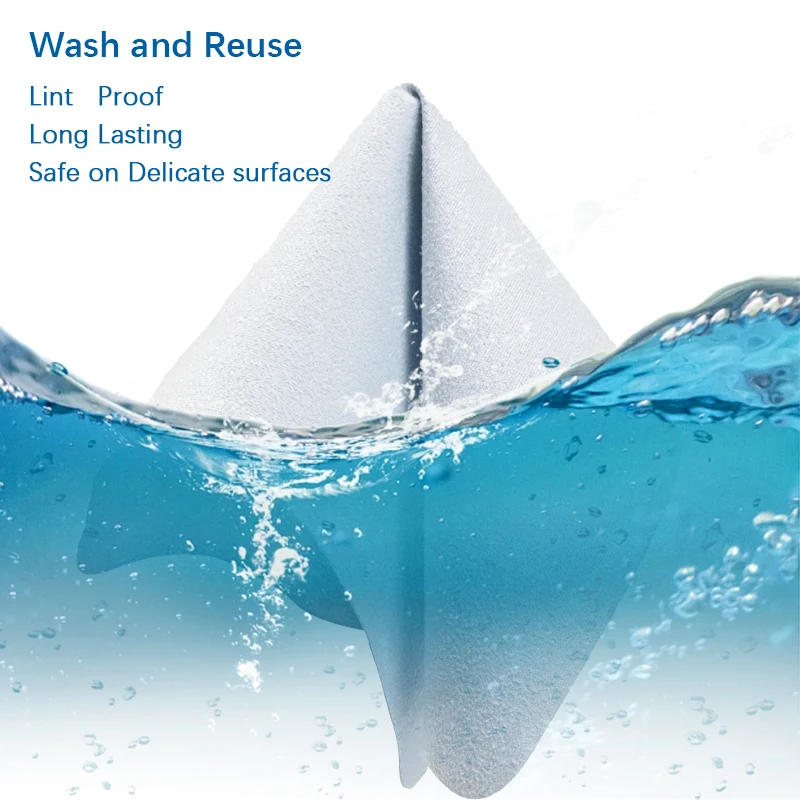 High Quality Chamois Screen Cleaner Wipes Eyewear Glasses Cloth Custom Logo Microfiber Lens Cleaning Cloth