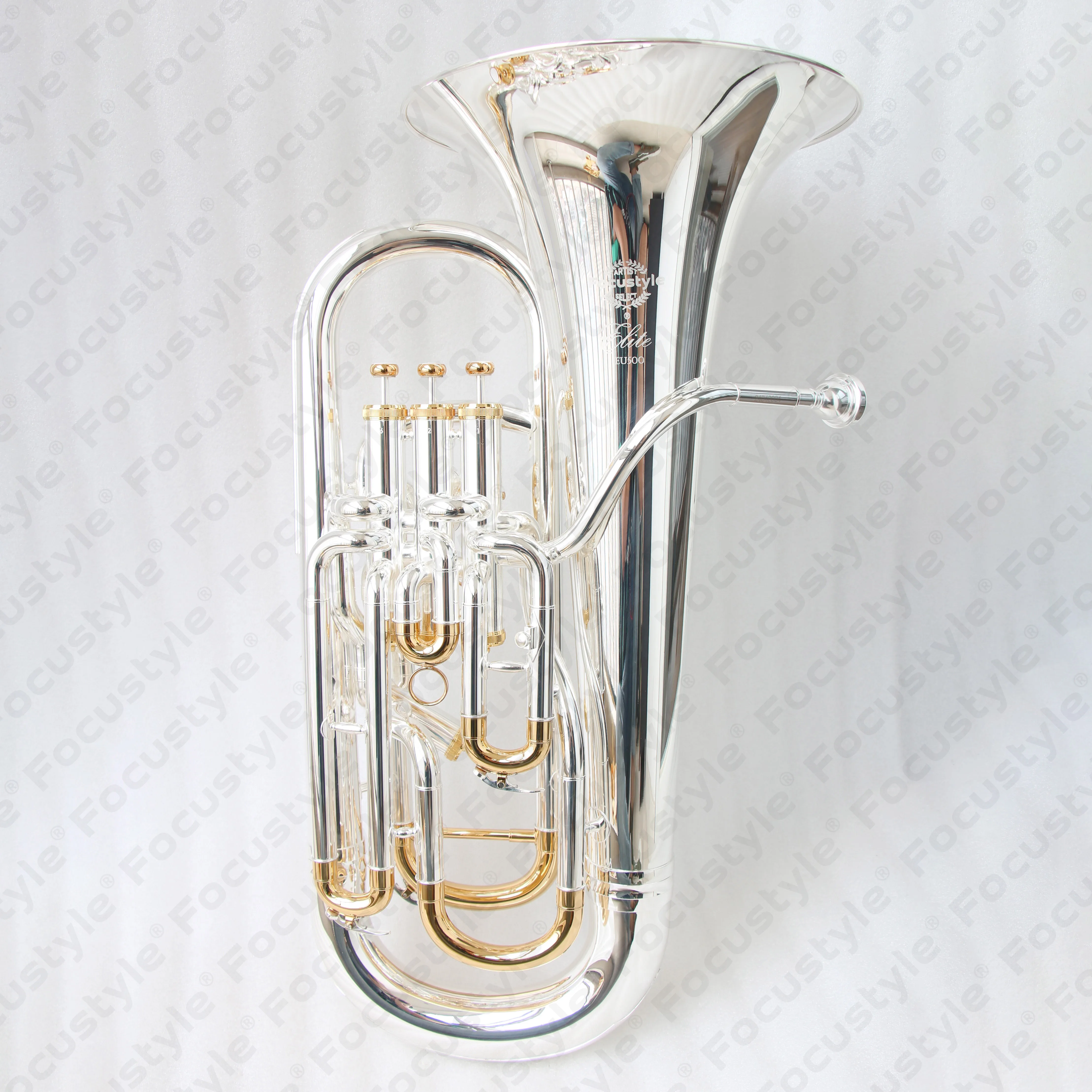 Top models at affordable prices bb 3+1 Pistons Compensating Euphonium instrument with case euphonium for sale