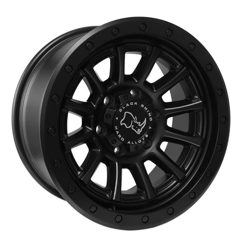 Chinese factory iWheel off-road 15/16/17 inch car alloy wheels iV-702 rims 4x4 wheel rim SUV for black rhino
