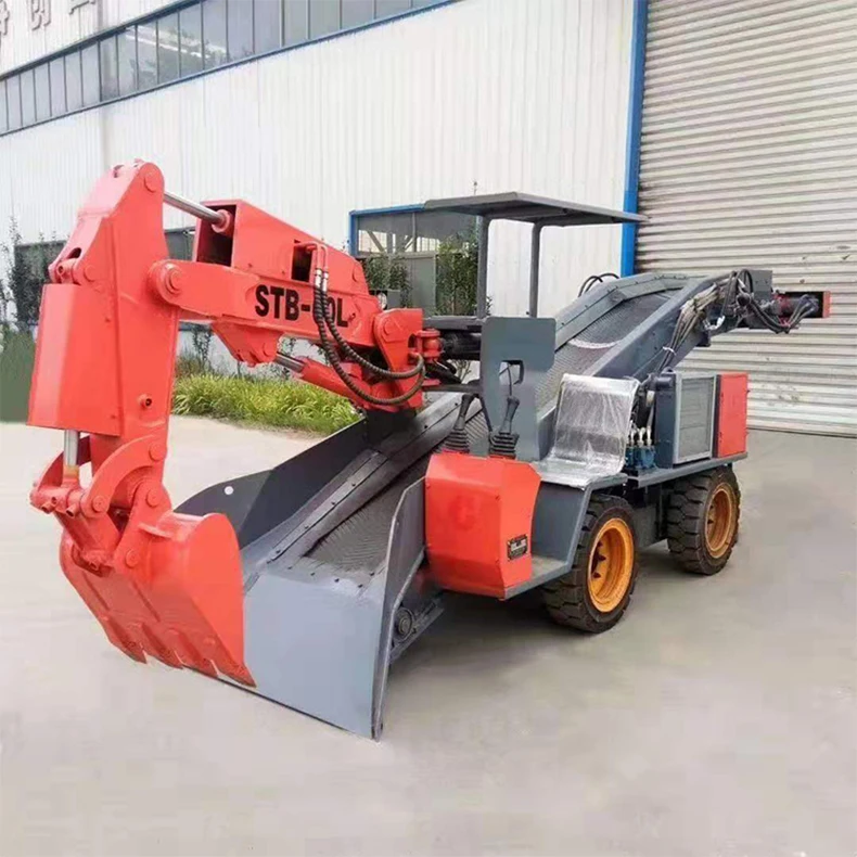Mining stone used slag loader, wheel type Mucking loader for sale