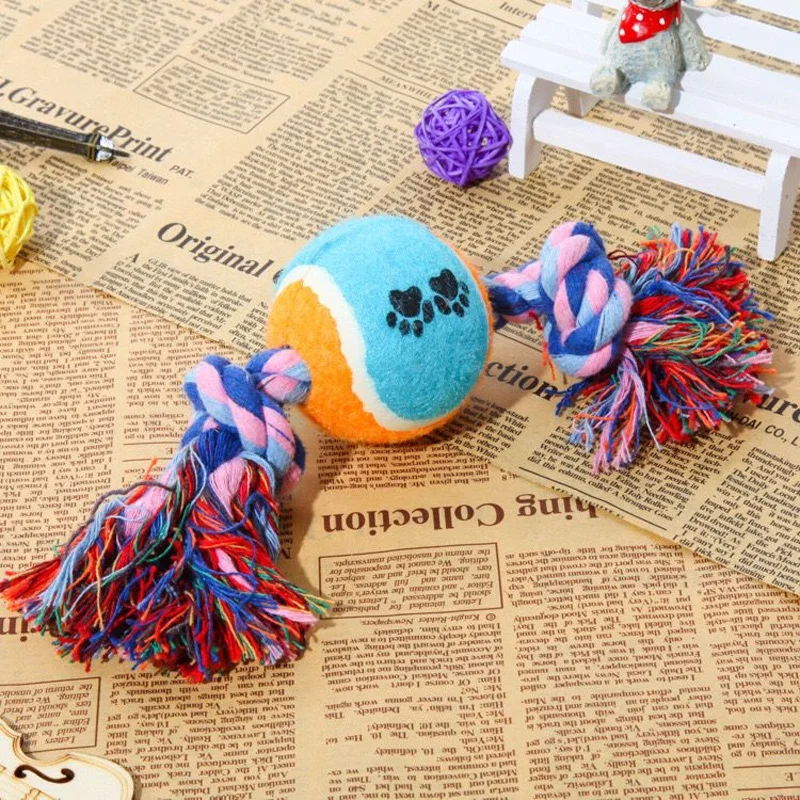 Natural Rubber Plush Silicone Plastic Tpr Nylon Abs Chewing Chuck Pet Tug-of-war Rope Ball Toothbrush Dog Chew Toy