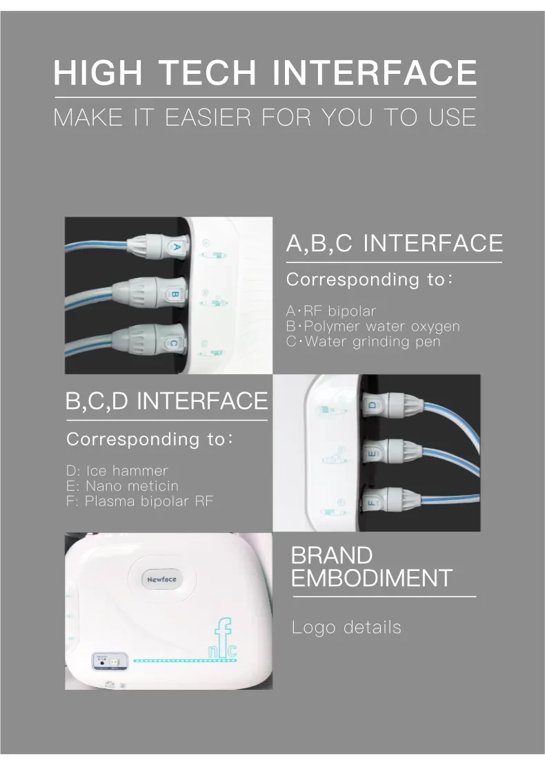 Factory Price Plasma Auto Heating Facial Machine H2O2 Bubble Facial Machine Plasma Machine with Nano Mesogun