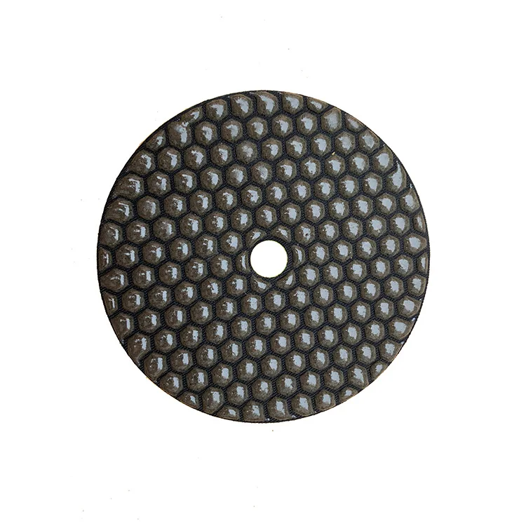 
Hot Selling super customized 6 inch scrape make dry grinding disc resin grinding diamond polishing pads for granite 