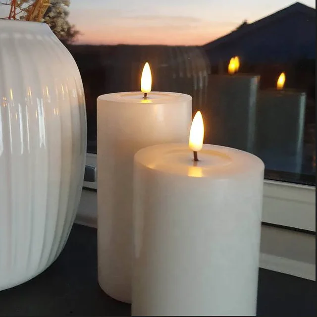 
3D wick flame led candles 