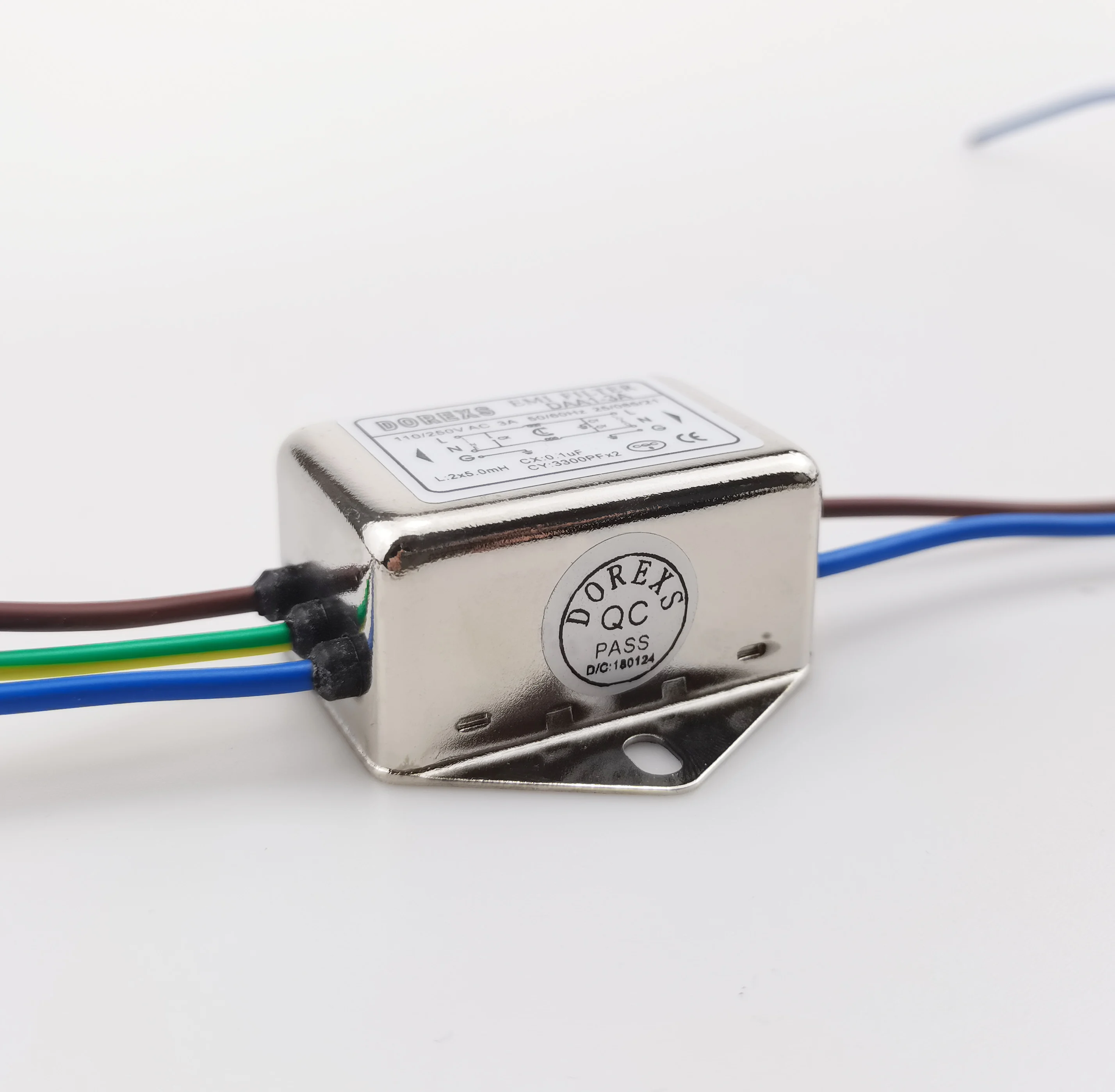  Подавитель шума силовой фильтр 220 В EMI 1A 3A 6A