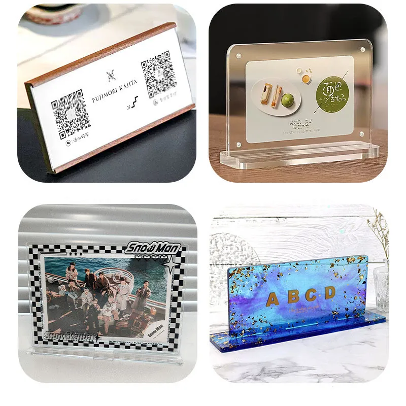 14248 DIY Sign Holder Resin Molds Silicone Epoxy Resin Casting Molds Work Sign Stand molds