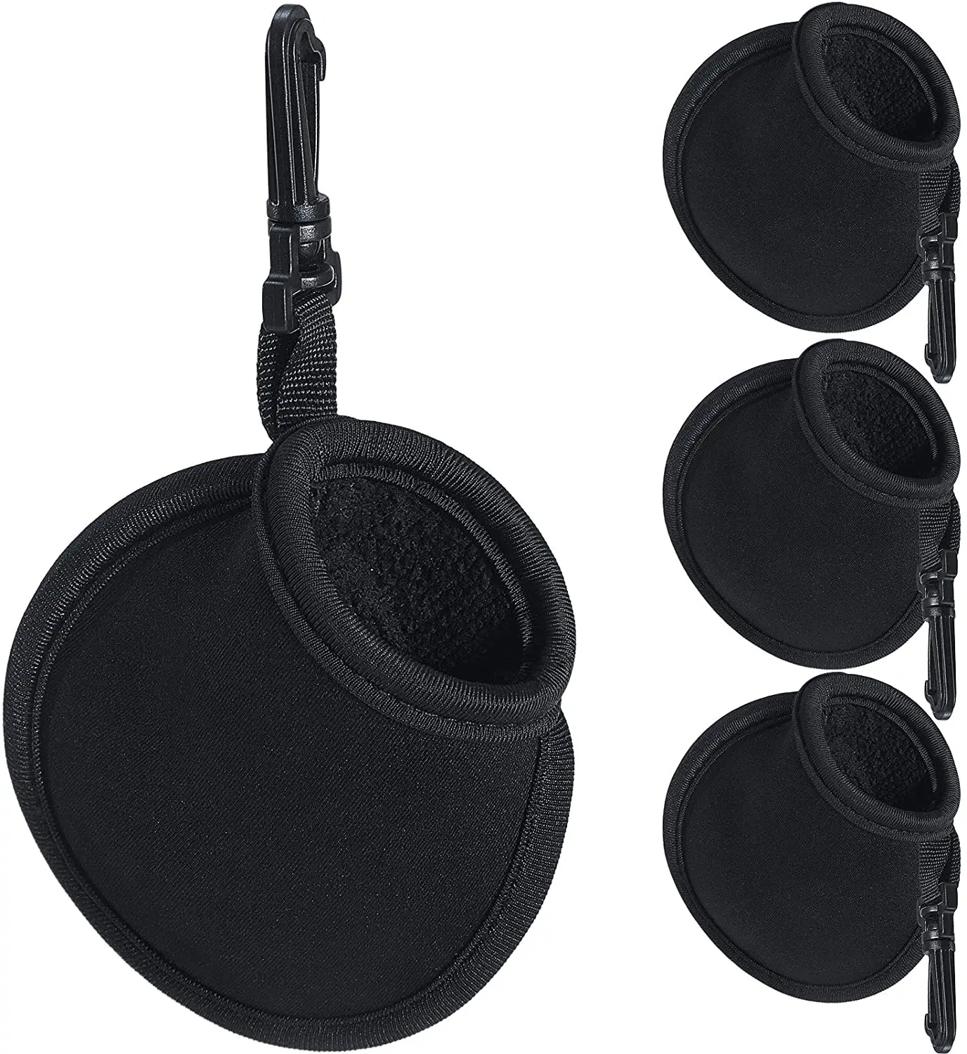 Portable Golf Ball Pouch Ball Cleaner Pocket Washer Bag with Clip for Cleaning Golf Balls and Bringing Your Golf