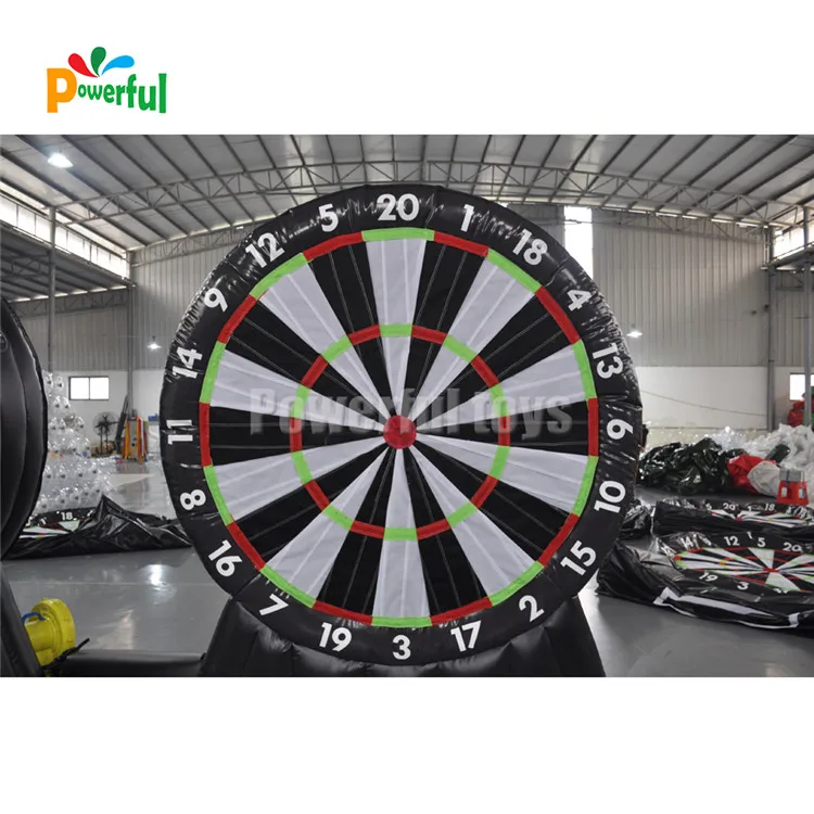 
Round outdoor football shooting sport inflatable soccer dart 
