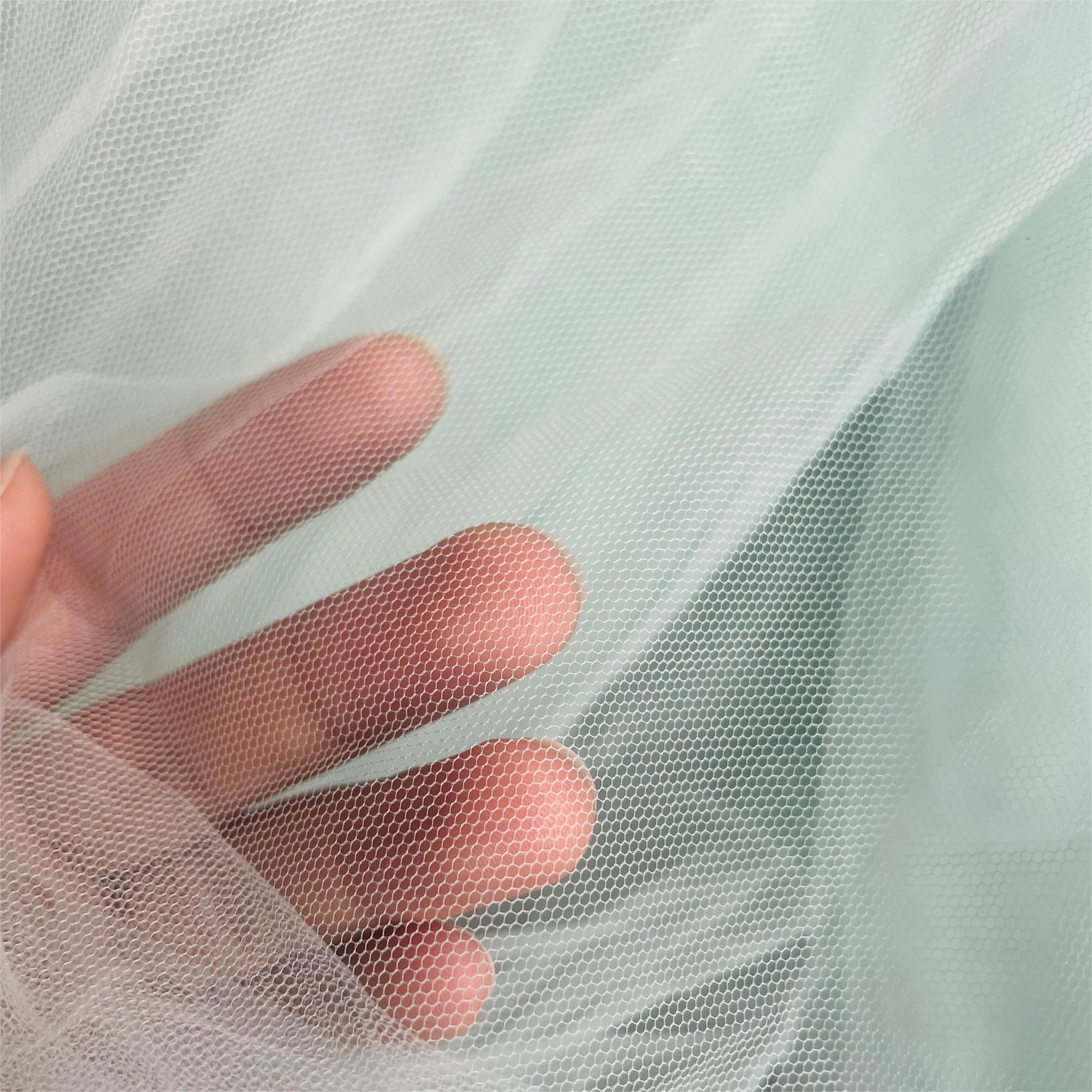 Высококачественное нейлоновое Сетчатое кружево с кристаллами супер мягкая ткань букет цветов свадебное платье украшение головной убор москитная сетка