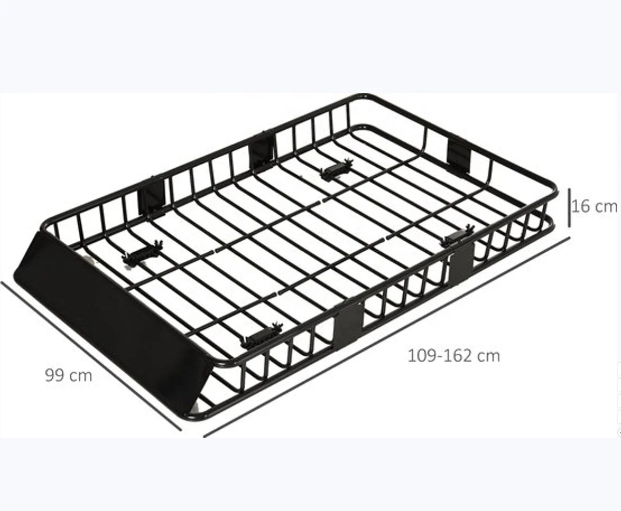 Car Roof Basket  OEM Universal Steel Aluminium Roof Rack 4x4 with cross bar basket iron  Car Roof Box