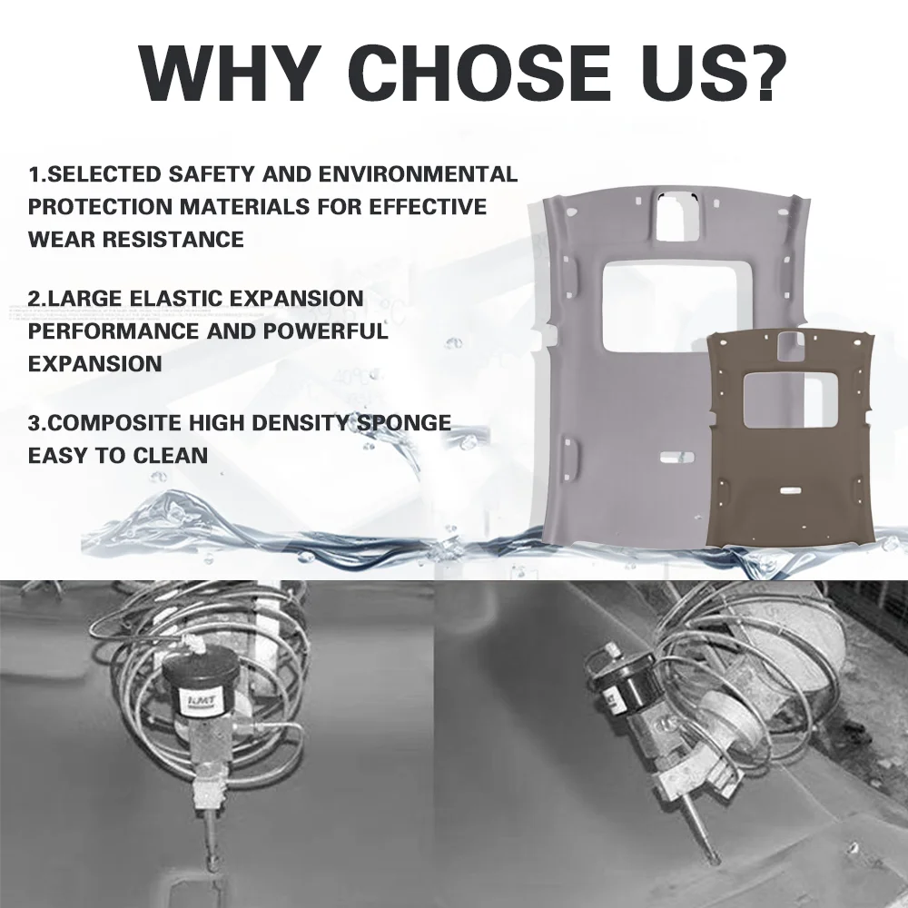 Win World 63310-60G90-E0 Auto Ceiling  Roof Liner Headliner for Toyota Landcruiser 200 with Sunroof