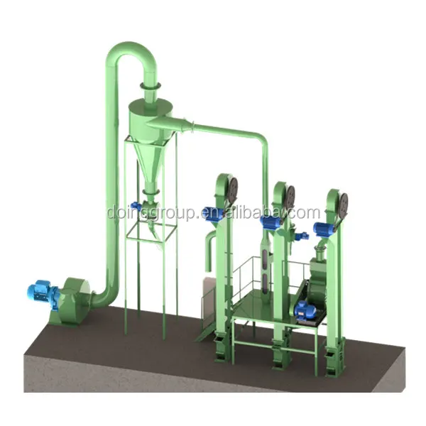 Palm kernel oil extraction machine palm kernel shell crusher palm kernel shell separator machine for Africa Indonesia