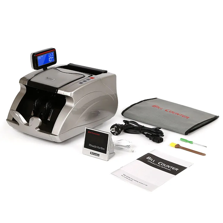 UV Detect Function USD EURO Money Cash Counting Machine Bill Multi Currency Counter