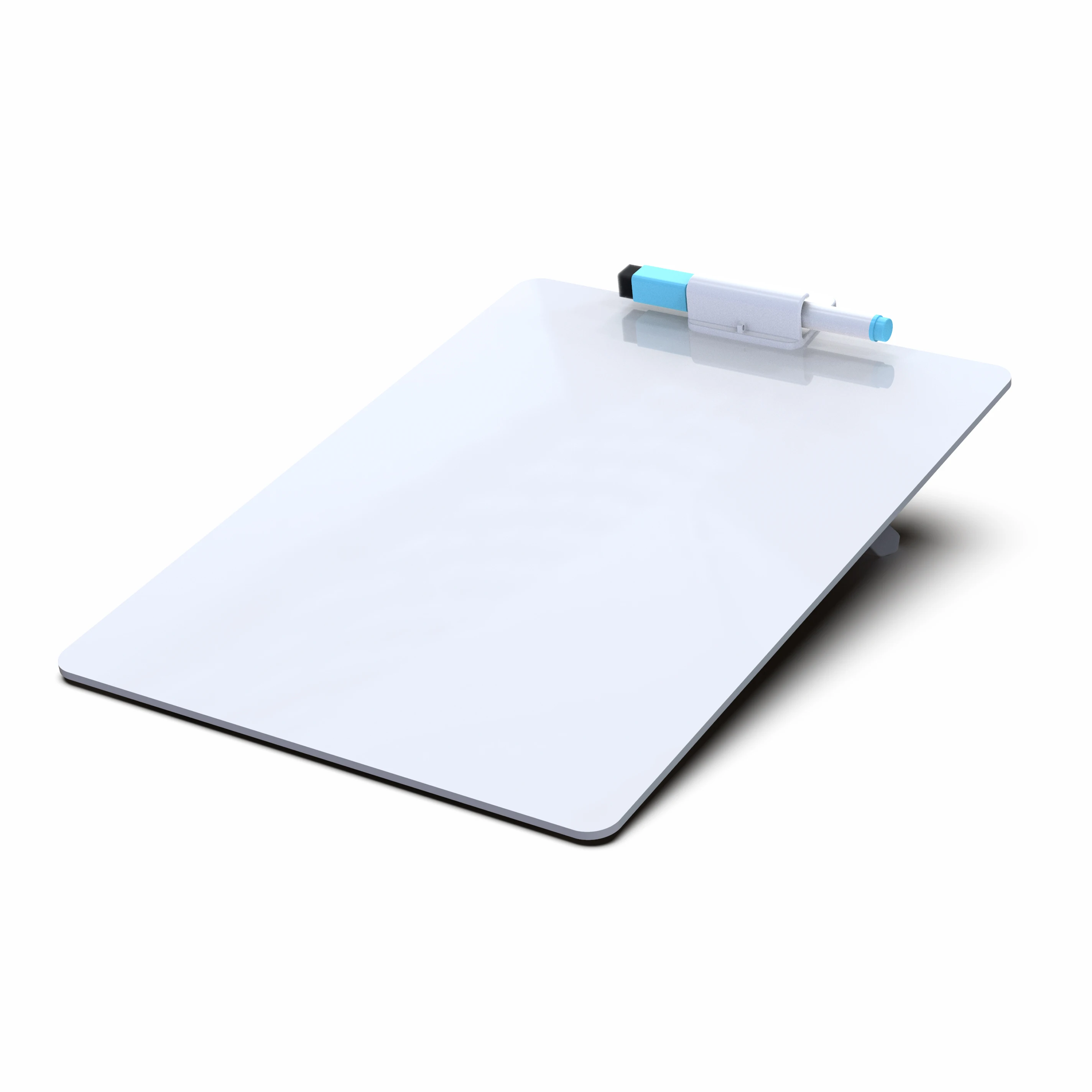 Whiteboard with the Stand Attachmet Clips Hold Paper or Documents in Place As a Writing Back not Slip
