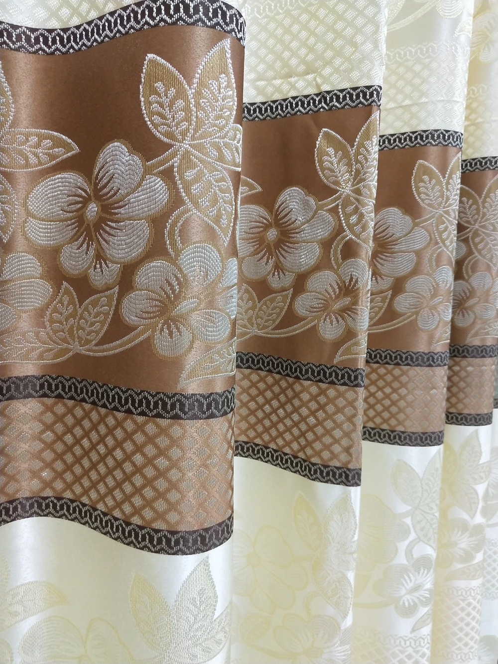 Small Moq Economical Jacquard 100% Polyester Stretch Fabric For Curtain