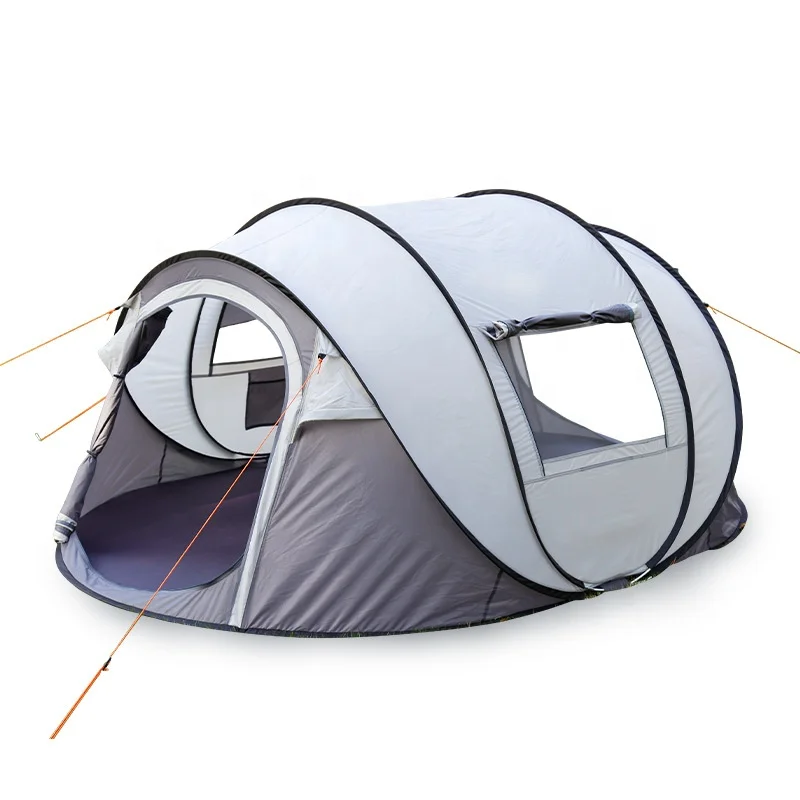 Trending Outdoor Automatic Pop Up Camping Tent 3-4 Persons Family for Sale