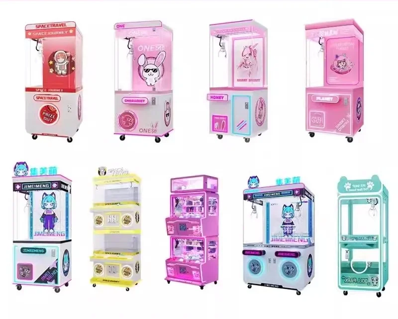 Coin Operated Arcade Toy Crane Claw Machine Automatic Clip Price Gift Game Machine
