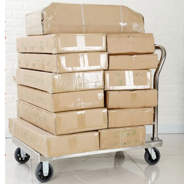 Removable Metal Storage Foldable Hand Cart / Dolly Truck for Medical Supplies Transport