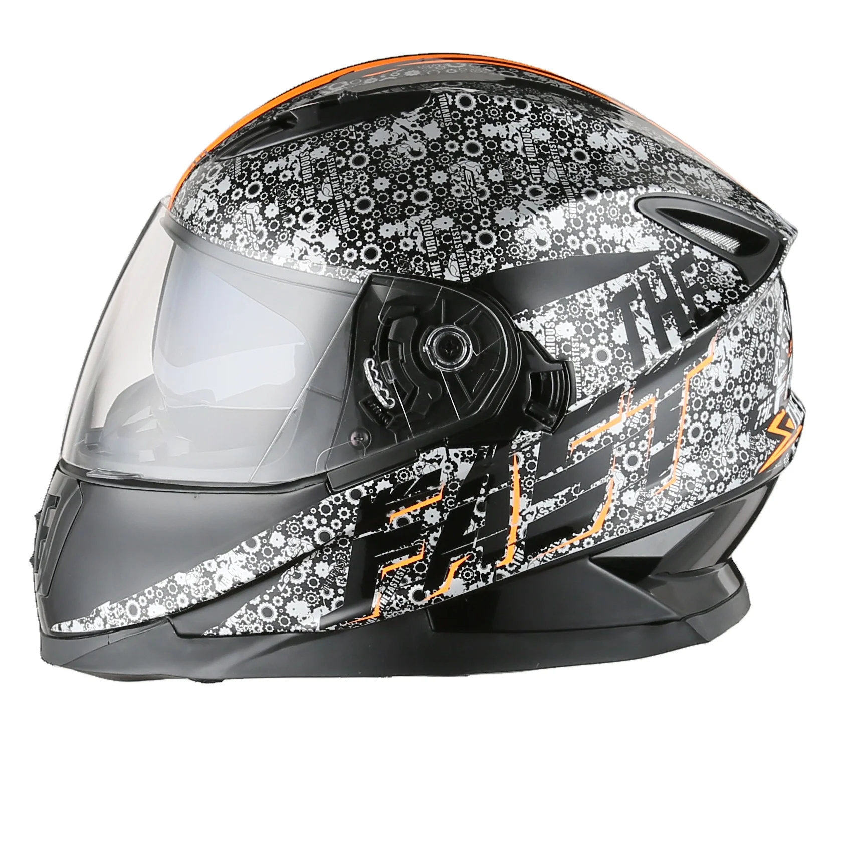 Double Glasses Full Face Helmet Motorcycle Outdoor Riding Helmets Safe Cross Helmet