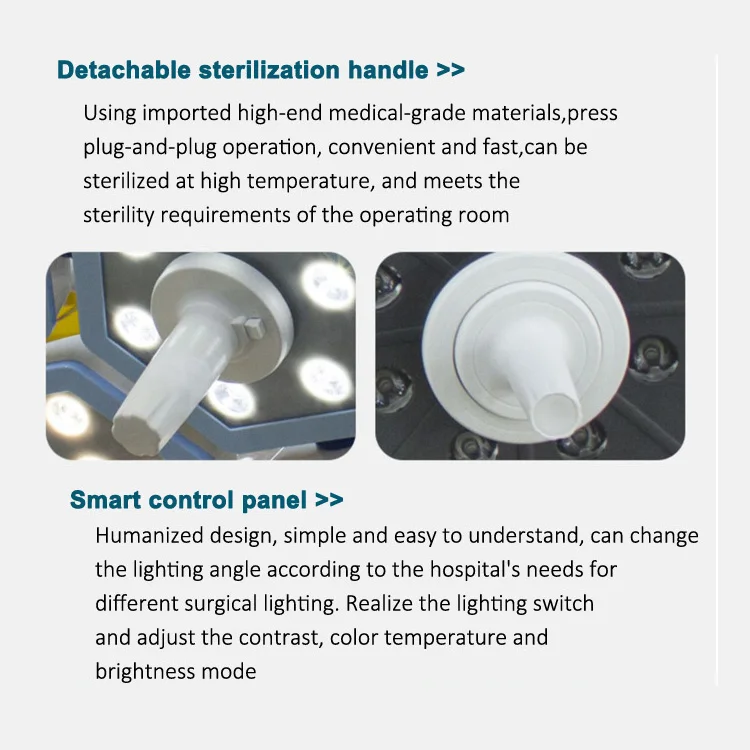 Two Arms Cold Light Shadowless surgical lamp  YCZF500/500  Overall reflection operation operating lamp