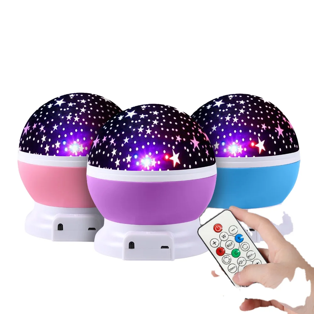 Factory wholesale high quality night light star projector 12 Built-in music kids night light starry projector