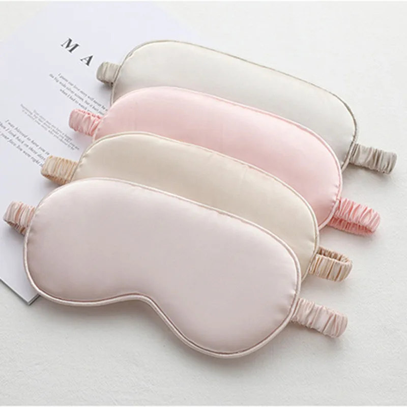 Лидер продаж сатиновая маска для сна повязка на глаза шелковая