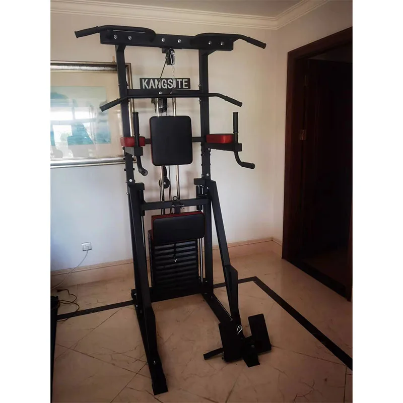 Unisex Multi-Functional Fitness Machine with Single & Double Bars Pull-Up Devices for Lumbar Spine Stretching Exercise Equipment