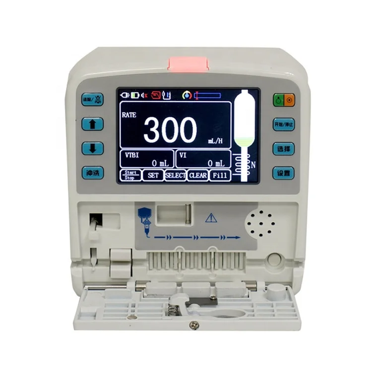 Медицинское оборудование 2 процессора 3 5 дюймов сенсорный экран ветеринарный инфузионный насос с теплой функцией UNB12V