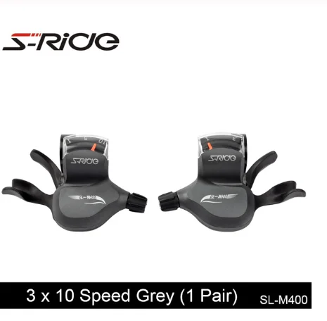 
S-Ride Mountain Bike Shifters 3 x 10 Speed Cycling MTB Shifter Levers Bicycle Derailleur With Cable 
