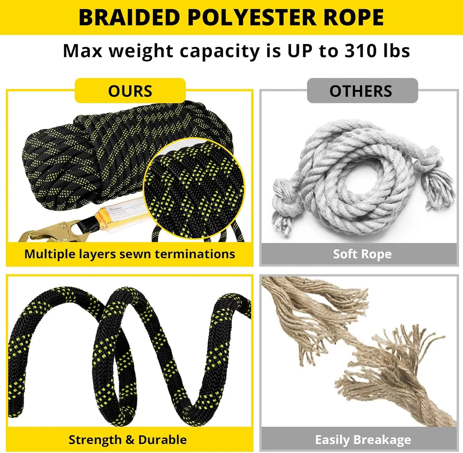 safety items Rope Work Positioning  Adjustable Safety Lanyard casco de seguridad lip-line rescue vest rope access harness