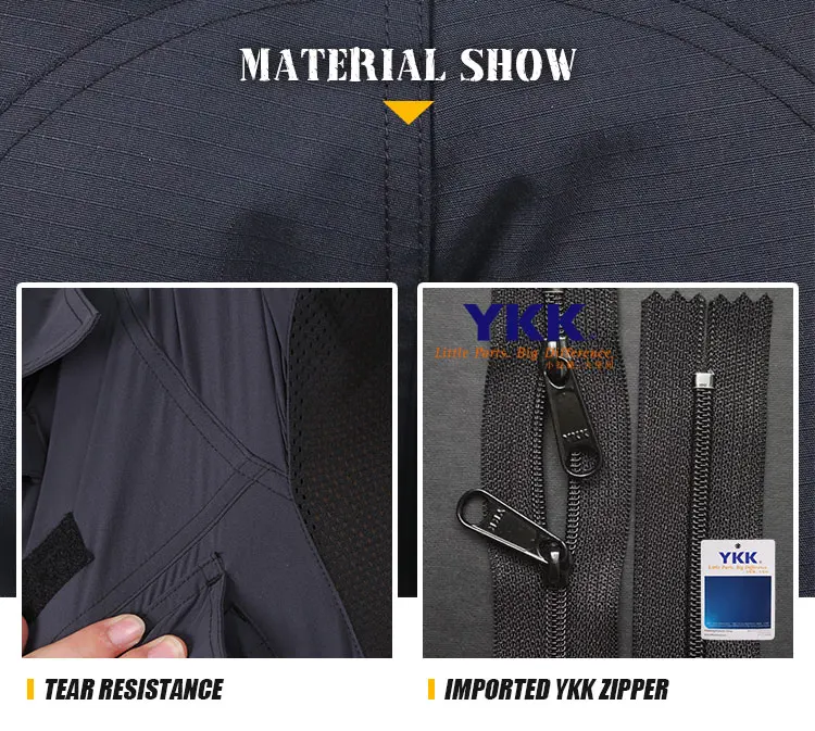 PAZAGUILA Hunting Shirt Pants Set Rip-Stop Forces Frog Suit Blue Tactical Clothing Security Uniform