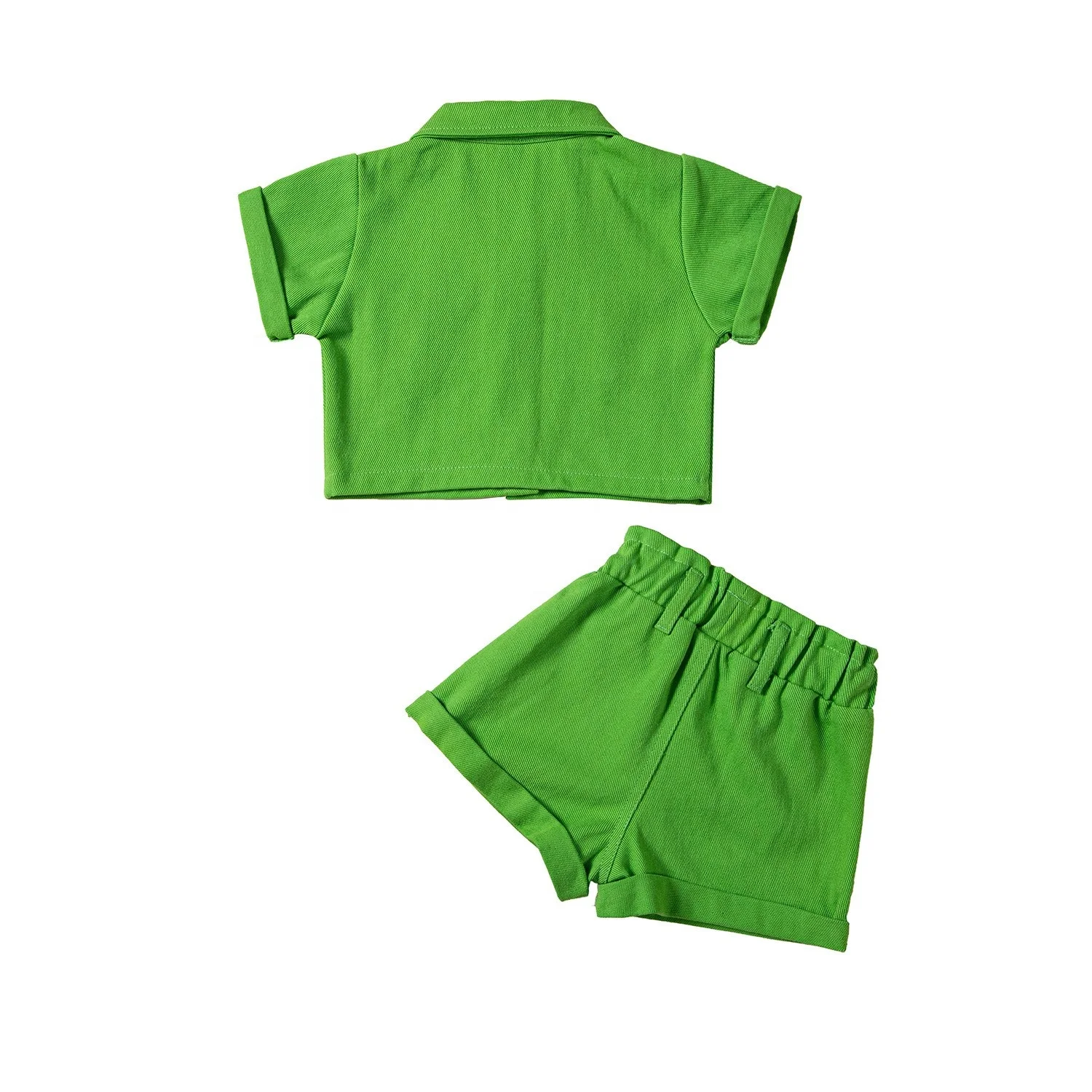 kids outdoor casual clothes suits summer jean pant sets girls teenager jacket with trouser outfits