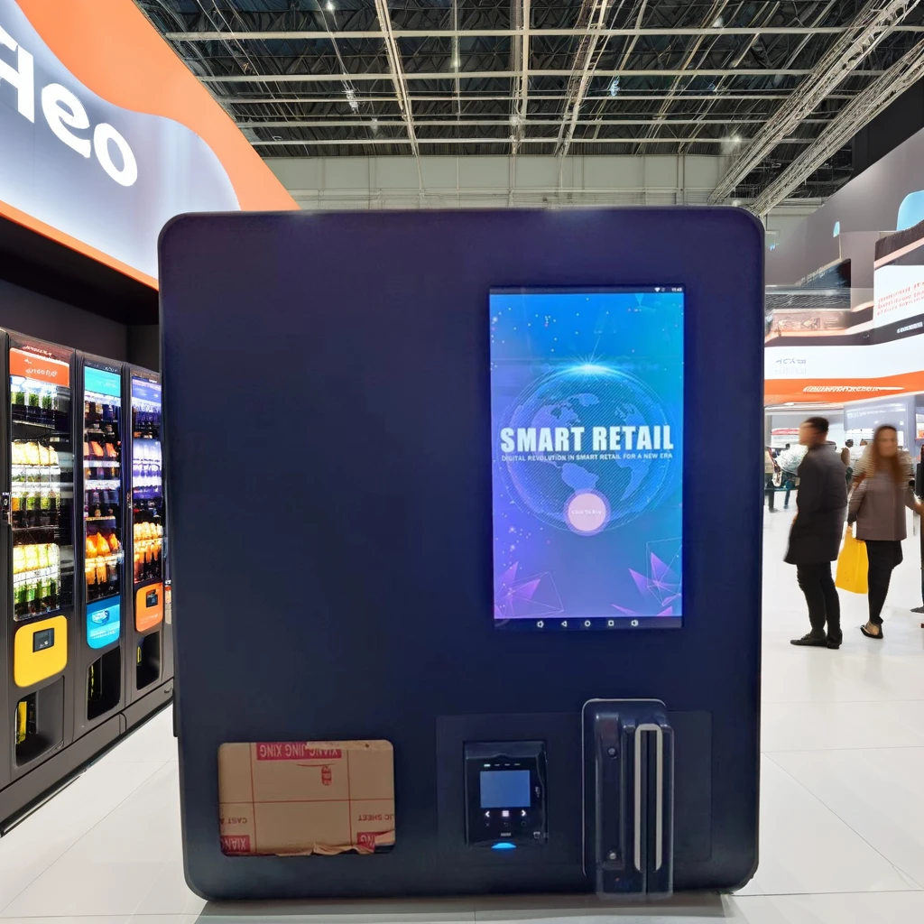 Mini Wall Mounted  cigarette Vending Machine with 15.6-inch screen cash and card  payment