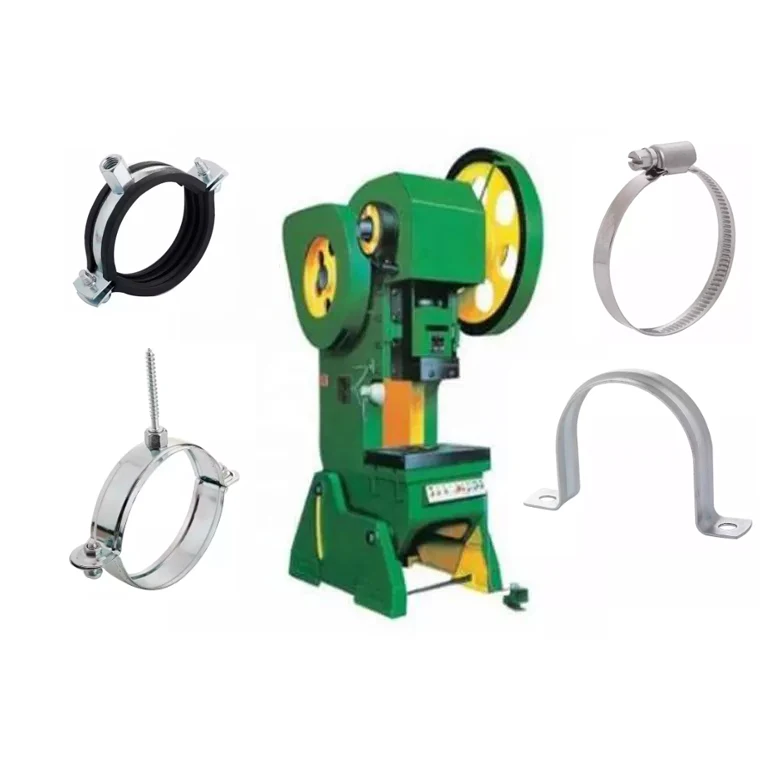 American / Germany type hose Clamp pipe clamps making machine/hose press forming machine