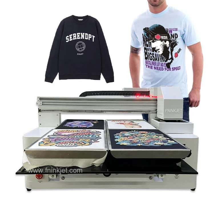 Self Maintenance Automatic DTG Printer XP600 Dual Heads Direct to Garment T Shirt Laser Printer for Cloth A1/A2 Size